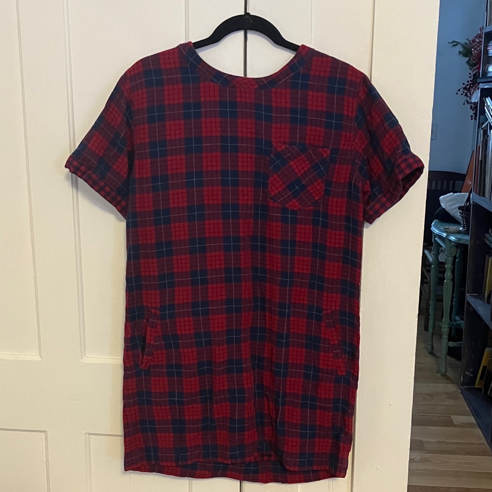 Madewell Double Cloth Cotton Mini dress